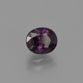 1.30 ct Purple Spinel Stone, Natural Spinel in Oval Facet Shape for Sale