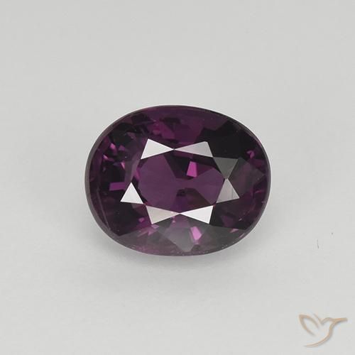 1.10ct Natural Raspberry Red Purple Spinel, Oval, VS, Photo A