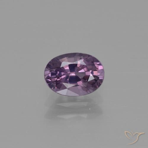 1.02ct Naturale Viola scuro Spinello, Ovale, VVS-VS, Photo A