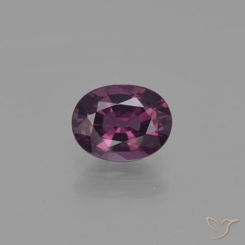 1.07ct Natural Deep Plum Spinel, Oval, VVS