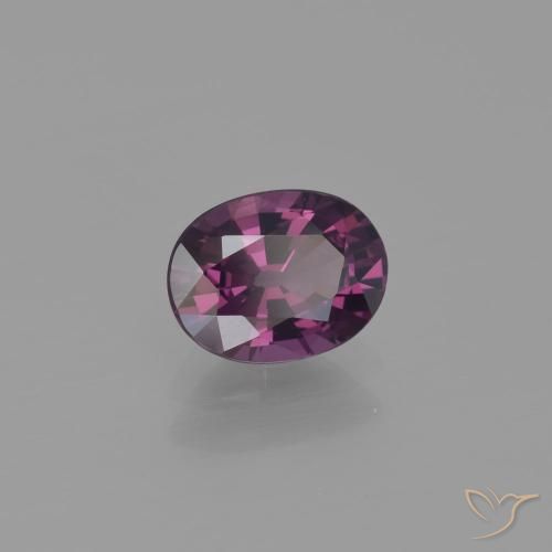 1.07 ct Purple Spinel Stone, Natural Spinel in Oval Facet Shape for Sale
