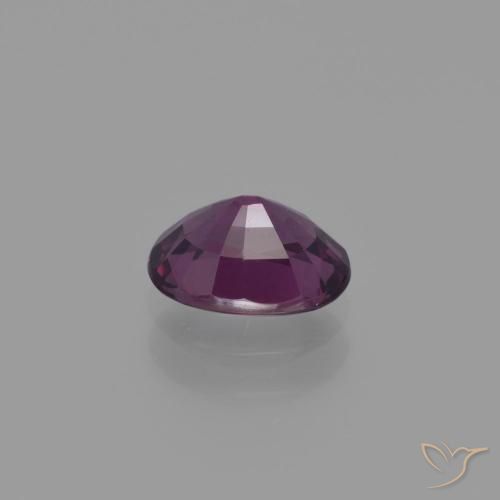 Spinel Gemstone in 7.1 x 5.4 mm Size for Sale, Spinel Stone in Deep Plum Color