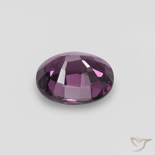 Spinel Gemstone in 6.6 x 5.5 mm Size for Sale, Spinel Stone in Raspberry Red Purple Color