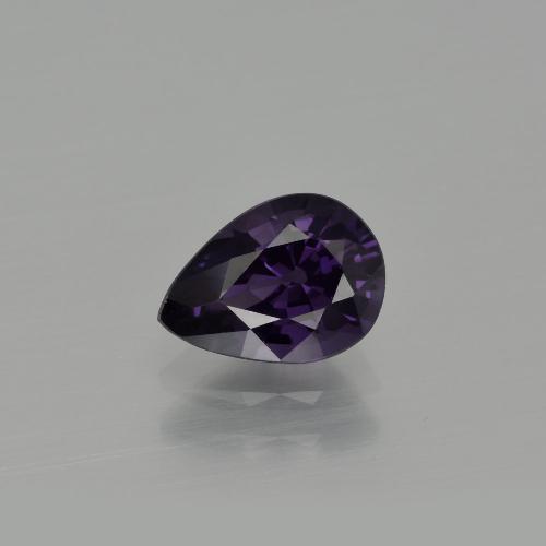 Blackberry Violet Шпинель Камень - 1ct Фасетная Груша (ID: 401743)