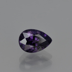 1.14 ct Violet Spinel Stone, Natural Spinel in Pear Facet Shape for Sale
