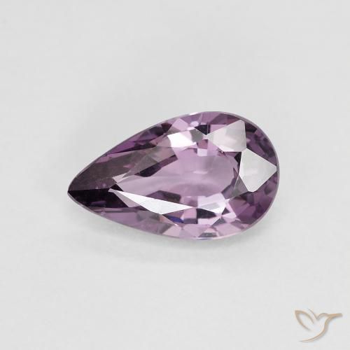 0.98ct Natural Grayish Violet Spinel, Pear Shape, VS