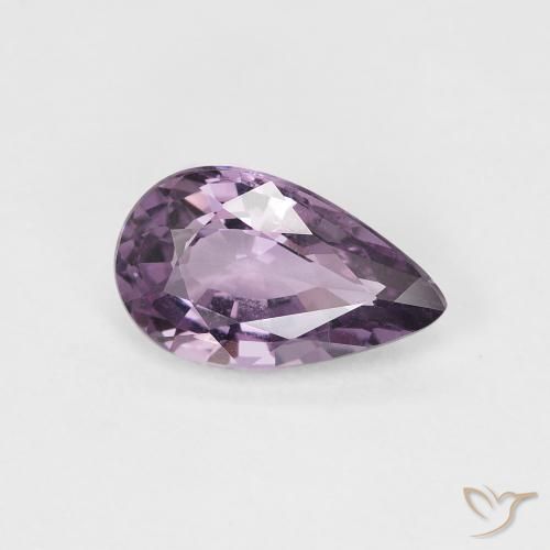 0.98 ct Violet Spinel Stone, Natural Spinel in Pear Facet Shape for Sale