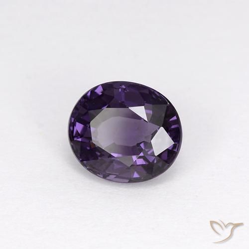 1.13 ct Violet Spinel Stone, Natural Spinel in Oval Facet Shape for Sale