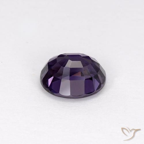 Spinel Gemstone in 6.4 x 5.6 mm Size for Sale, Spinel Stone in Medium Violet Color