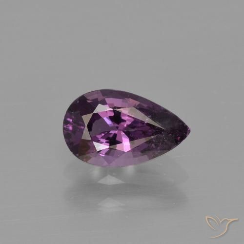 0.87ct Natural Dark Purple Spinel, Pear Shape, VS