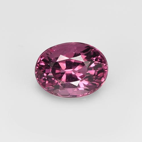 Deep Magenta-Pink Шпинель Камень - 0.9ct Фасетный Овал (ID: 401871)