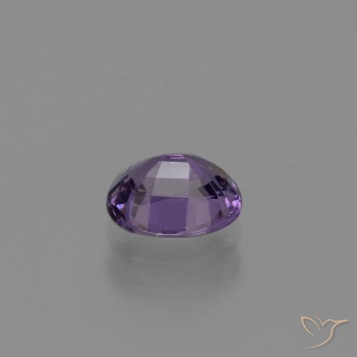 Spinel Gemstone in 6.7 x 5.6 mm Size for Sale, Spinel Stone in Deep Violet Color