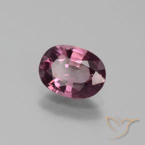 1.26 ct Purple Spinel Stone, Natural Spinel in Oval Facet Shape for Sale