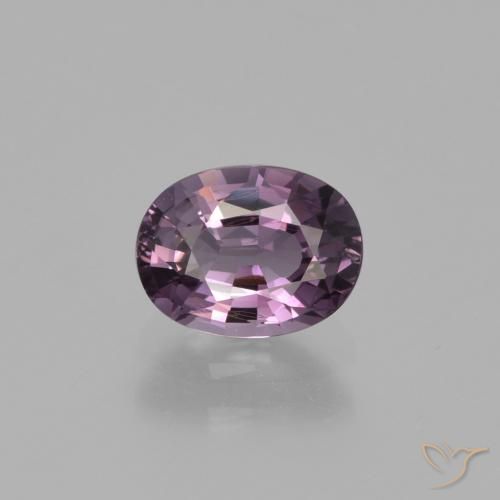 1.14 ct Violet Spinel, 7.1 x 5.4 mm Oval Cut From Tanzania, Photo A