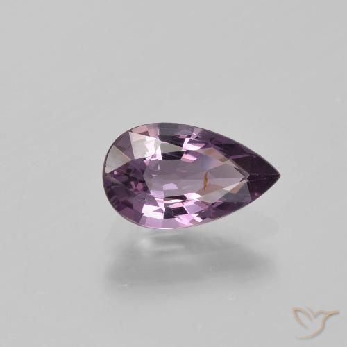 1.26ct Natural Grayish Violet Spinel, Pear Shape, VS-SI, Photo A