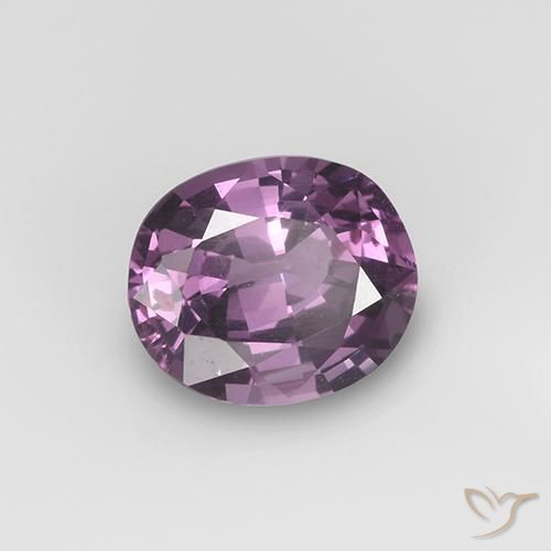 1.00 ct Violet Spinel Stone, Natural Spinel in Oval Facet Shape for Sale