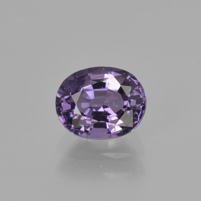 Темно-фиолетовый Шпинель Камень - 1.1ct Фасетный Овал (ID: 406179)