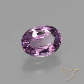 0.93 ct Purple Spinel Stone, Natural Spinel in Oval Facet Shape for Sale