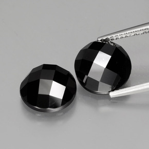 Schorl Spinello Gem - 4.6ct taglio a rosa rotondo (ID: 426466)