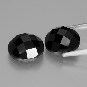 Spinel Gemstones in 10 mm (calibrated) Size for Sale, Spinel Stones in Black Color