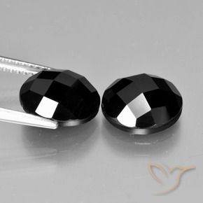 Spinel Gemstones in 10 mm (calibrated) Size for Sale, Spinel Stones in Black Color