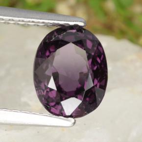2.25 ct Purple Spinel Stone, Natural Spinel in Oval Facet Shape for Sale