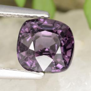 1.93 ct Violet Spinel Stone, Natural Spinel in Cushion-Cut Shape for Sale