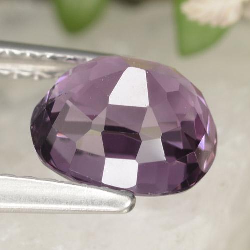Spinel Gemstone in 7.6 x 6.7 mm Size for Sale, Spinel Stone in Medium Purple Color