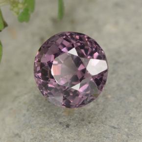 0.82 ct Purple Spinel Stone, Natural Spinel in Round Facet Shape for Sale