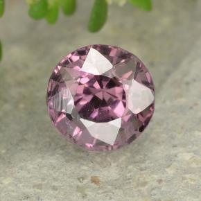 0.73 ct Purple Spinel Gemstone, Spinel Gem in Round Facet Shape for Sale.
