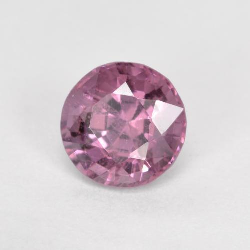 0.64 ct Purple Spinel Stone, Natural Spinel in Round Facet Shape for Sale