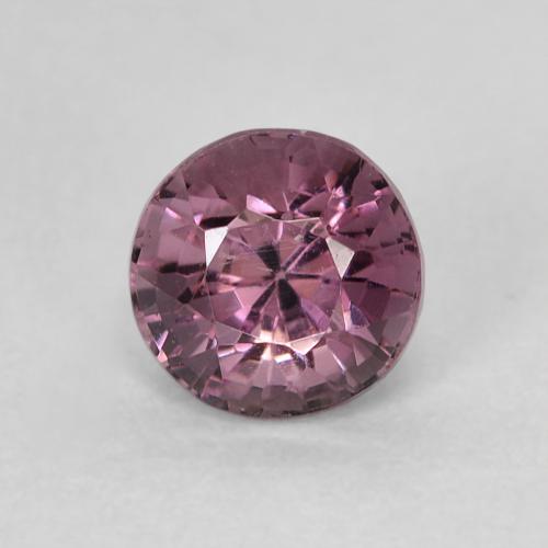 5,1mm runder lila Spinell aus Tansania, Gewicht von 0,72 ct, natürlicher Edelstein in VVS-VS Reinheit, 1 Stück runder Spinell - Farbe: Lila, Mohs-Härte von 8 Geeignet für den täglichen Gebrauch im Schmuck, Photo A
