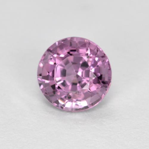 0.64 ct Purple Spinel Stone, Natural Spinel in Round Facet Shape for Sale