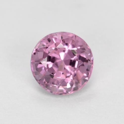 Púrpura rojizo claro Espinela Gema - 0.7ct Faceta Redonda (ID: 483216)