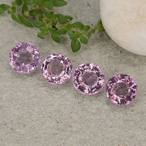Medium-Light Purple Spinel Gem - 0.5ct Round Facet (ID: 483436)