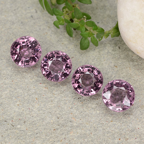 0.6ct Round Facet Purplish Pink Spinel Gem for sale 0.6ct Round Facet Purplish Pink Spinel Gem (ID: 483438)