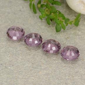 Spinel Gemstones in 5 mm (calibrated) Size for Sale, Spinel Stones in Reddish Purple Color