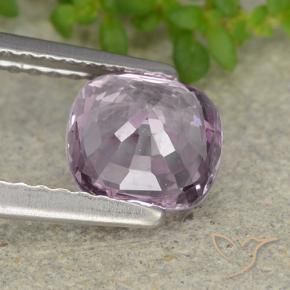 Spinel Gemstone in 6.5 x 6.2 mm Size for Sale, Spinel Stone in Very Light Grape Purple Color