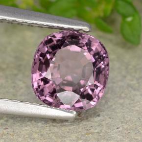 1.51 ct Purple Spinel Stone, Natural Spinel in Cushion-Cut Shape for Sale