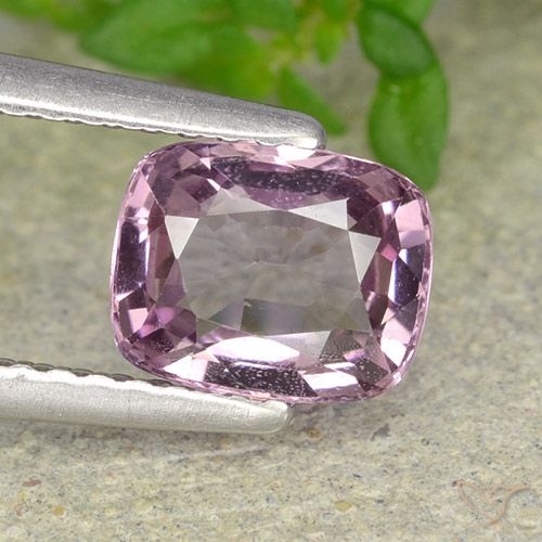 1.39ct Natural Grey-Purple Spinel, Cushion, VVS-VS