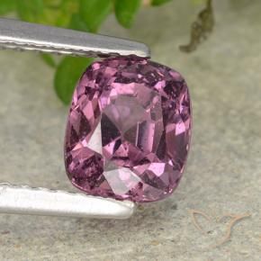 1.71 ct Purple Spinel Stone, Natural Spinel in Cushion-Cut Shape for Sale