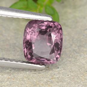 1.81 ct Purple Spinel Stone, Natural Spinel in Cushion-Cut Shape for Sale