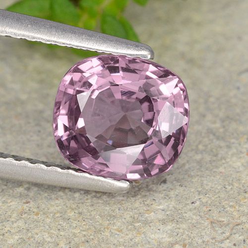 1.65ct Natural Deep Lavender Spinel, Cushion, VVS-VS, Photo A