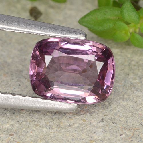 1.21ct Natural Medium-Dark Purple Spinel, Cushion, VVS-VS