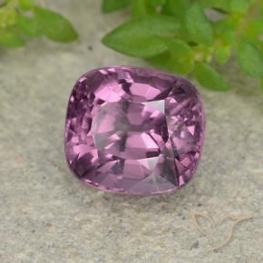 1.50 ct Purple Spinel Stone, Natural Spinel in Cushion-Cut Shape for Sale
