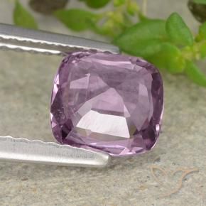 Spinel Gemstone in 6.6 x 6.3 mm Size for Sale, Spinel Stone in Pinkish Violet Purple Color