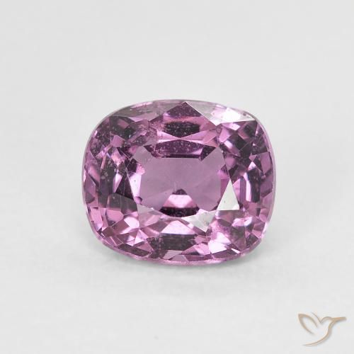 1.18 ct Violet Spinel, 6.4 x 5.5 mm Cushion Cut From Tanzania, Photo A