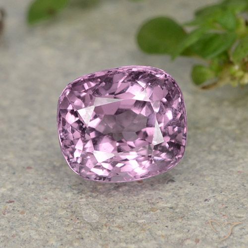 1.22ct Natural Pinkish Violet Purple Spinel, Cushion, VVS-VS