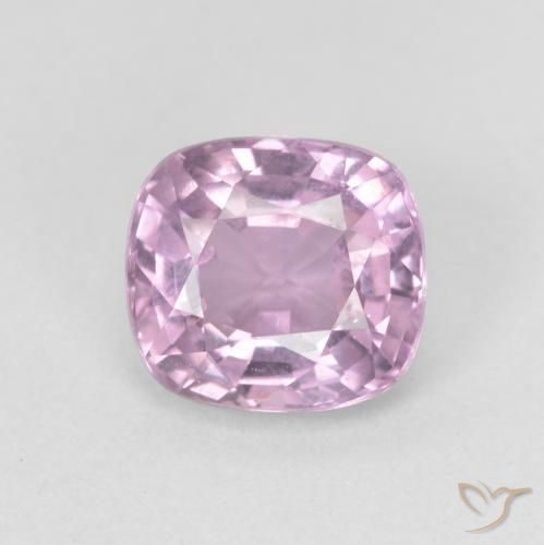 Espinela Corte en Forma Cojín de 1,25 ct de Tanzania, Dimensión 6,5 x 5,9mm, Claridad vvs-vs, Piedra preciosa natural No tratado, 1 pieza de Espinela en color Rosado-púrpura claro, Dureza Mohs de 8 Adecuado para joyas de uso diario, Photo A