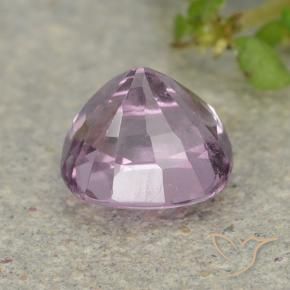 Spinel Gemstone in 6 x 5.3 mm Size for Sale, Spinel Stone in Very Light Pinkish Purple Color